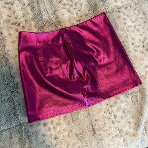 Fashion Nova Pink Sequin Pencil Mini Skirt